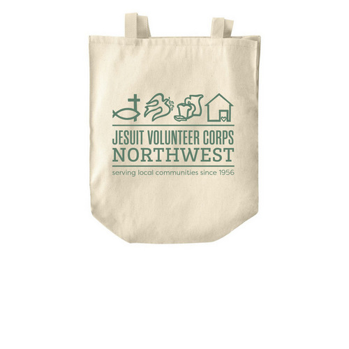 Courage at the Core FJV Tote, a Natural Over-the-Shoulder Shopping Tote Bag