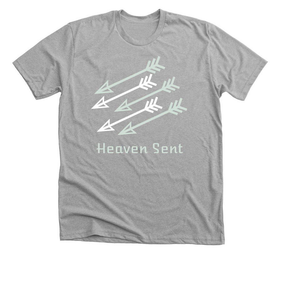 Arrows of the Truth, a Athletic Heather Premium Unisex Tee