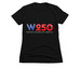 Women's Slim Fit Tee, a Black Women's Slim Fit Tee