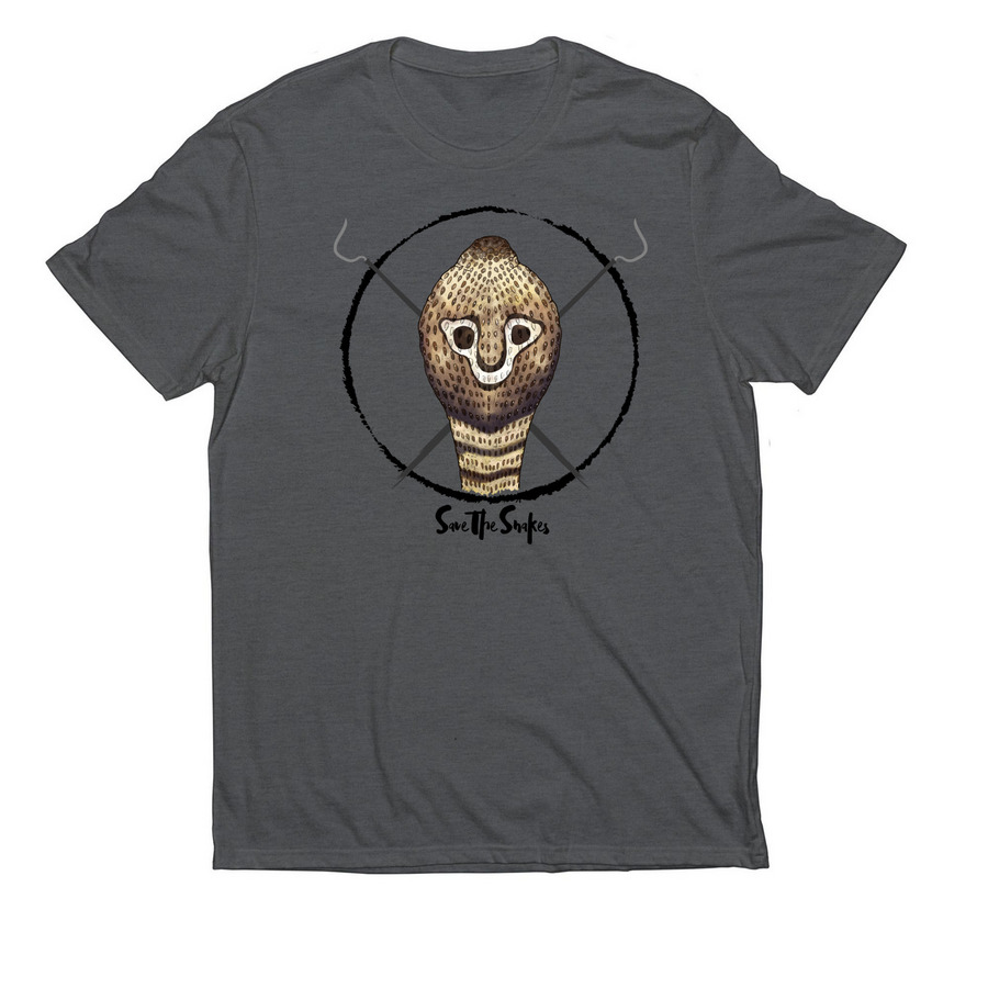 Naja naja Tee, a Terrain Grey Allmade Eco Triblend Unisex Tee
