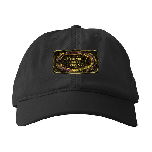 Magic Hat, a Black Printed Eco Baseball Cap