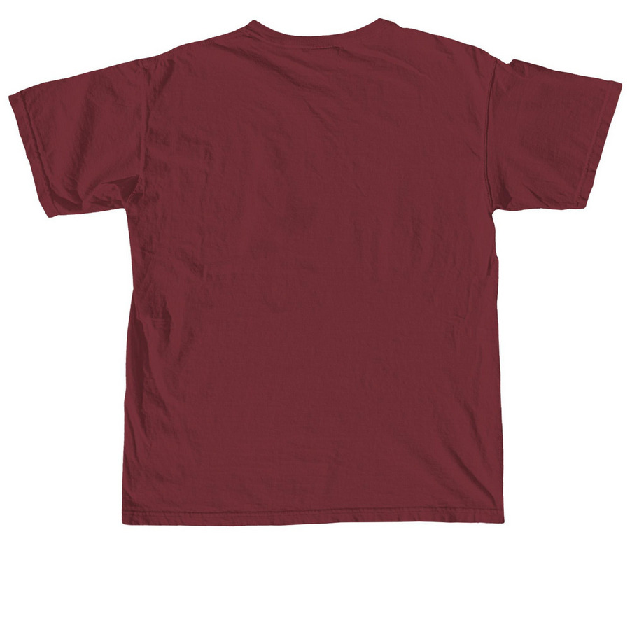 What Would Dolly Do?&nbsp;, a Brick Comfort Colors Unisex Tee (back-view)
