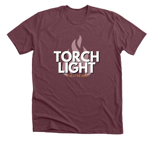 Torchlight Theatre MN Official Merch&nbsp;, a Heather Maroon Premium Unisex Tee