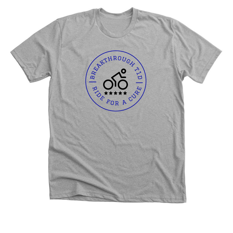 BT1D Ride Circle&nbsp;, a Athletic Heather Premium Unisex Tee