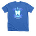 Ike & Ivy Lights it Up Blue, a Heather True Royal Premium Unisex Tee