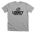 Grey, Pink, Gold with Black logo, a Athletic Heather Premium Unisex Tee