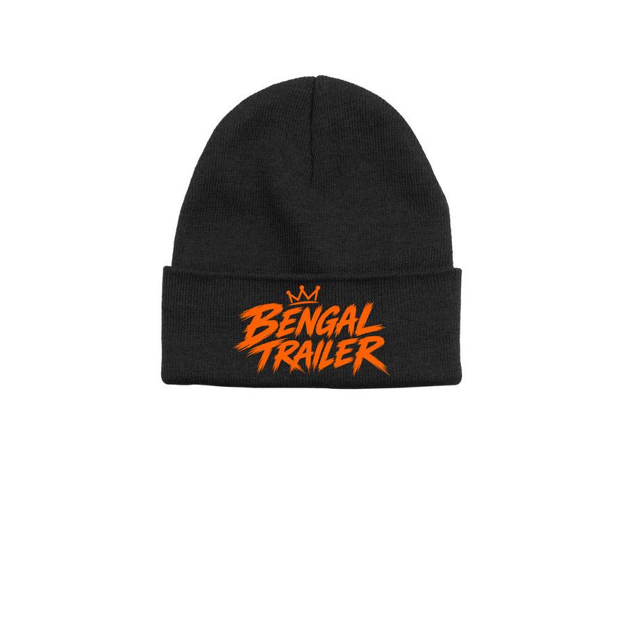 BT Beanies, a Black Printed Base Camp Beanie