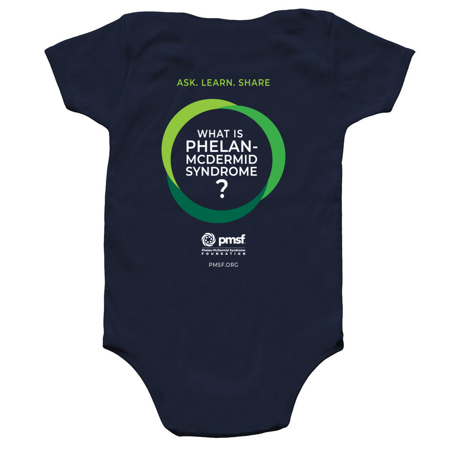 PMSAD 2026 Babies, a Navy Infant Onesie (back-view)