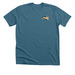 Fisherman's Club, a Heather Deep Teal Premium Unisex Tee