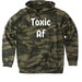 Toxic Af, a Forest Camo Heavyweight Camo Pullover Hoodie