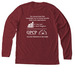 Grant Park Candlelight Tour of Homes, a Heather Cardinal Premium Long Sleeve Tee (back-view)
