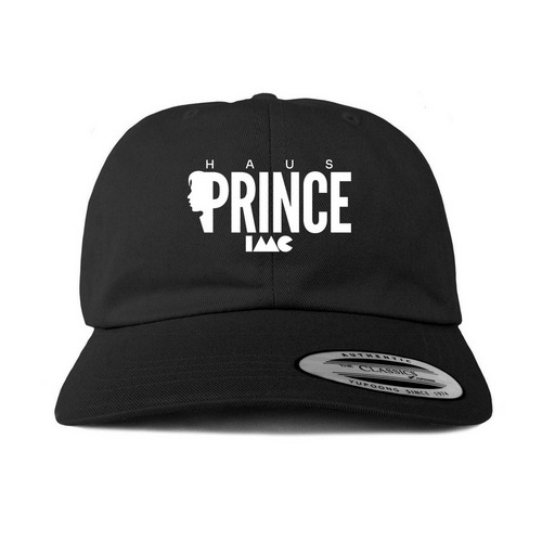 The Haus Headwear, a Black Printed Classic Baseball Cap