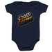Greetings Onesie, a Navy Infant Onesie