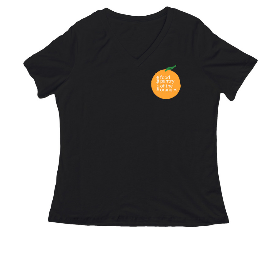 IFPO T-Shirt Collection, a Black Women's Relaxed V-Neck Tee