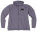 Zip Up Hoodies, a Cosmic Purple Allmade Women?s Organic CVC Zip-Up Hoodie