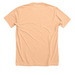 Mushroom Snail, a Heather Peach Premium Unisex Tee (back-view)