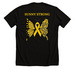 OG: Sunny Shines, a Solid Black Blend Premium Unisex Tee (back-view)