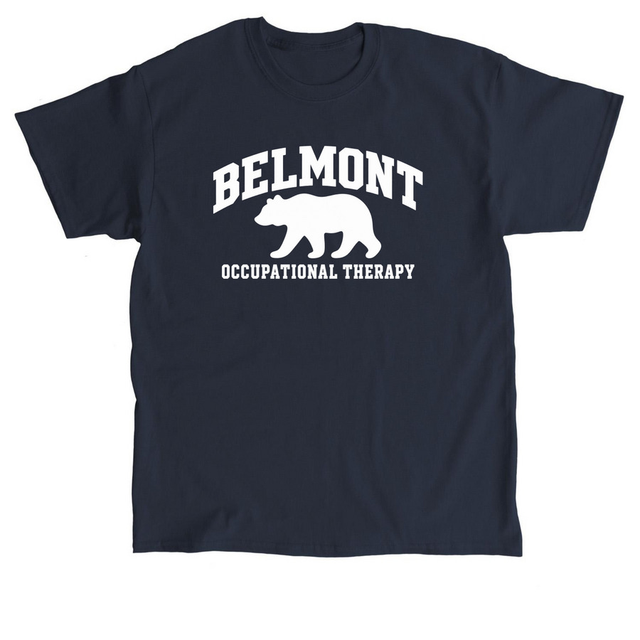 Belmont Bear, a Navy Classic Unisex Tee