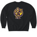 Aviators Baseball, a Black Softstyle Crewneck Sweatshirt