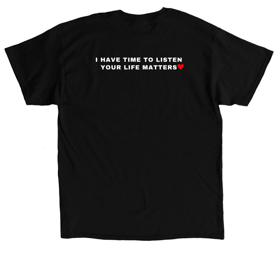 Team Charged for Change, a Black Classic Unisex Tee (back-view)