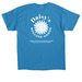 Daisy's Rescued Goods - White Logo, a Sapphire Classic Unisex Tee (back-view)