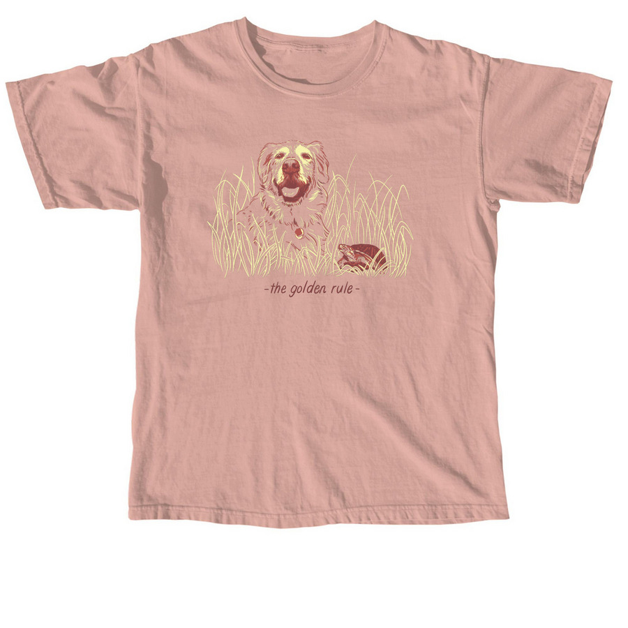 The Golden Rule, a Peachy Comfort Colors Unisex Tee