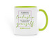 ICAN Understanding Leadership Mug, a Green Two-Tone Ceramic Mug