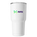 Designed to Empower Tumbler, a White Insulated Tumbler (back-view)