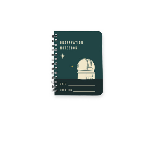 Wondercapture Observation Notebook, a White Spiral Notebook