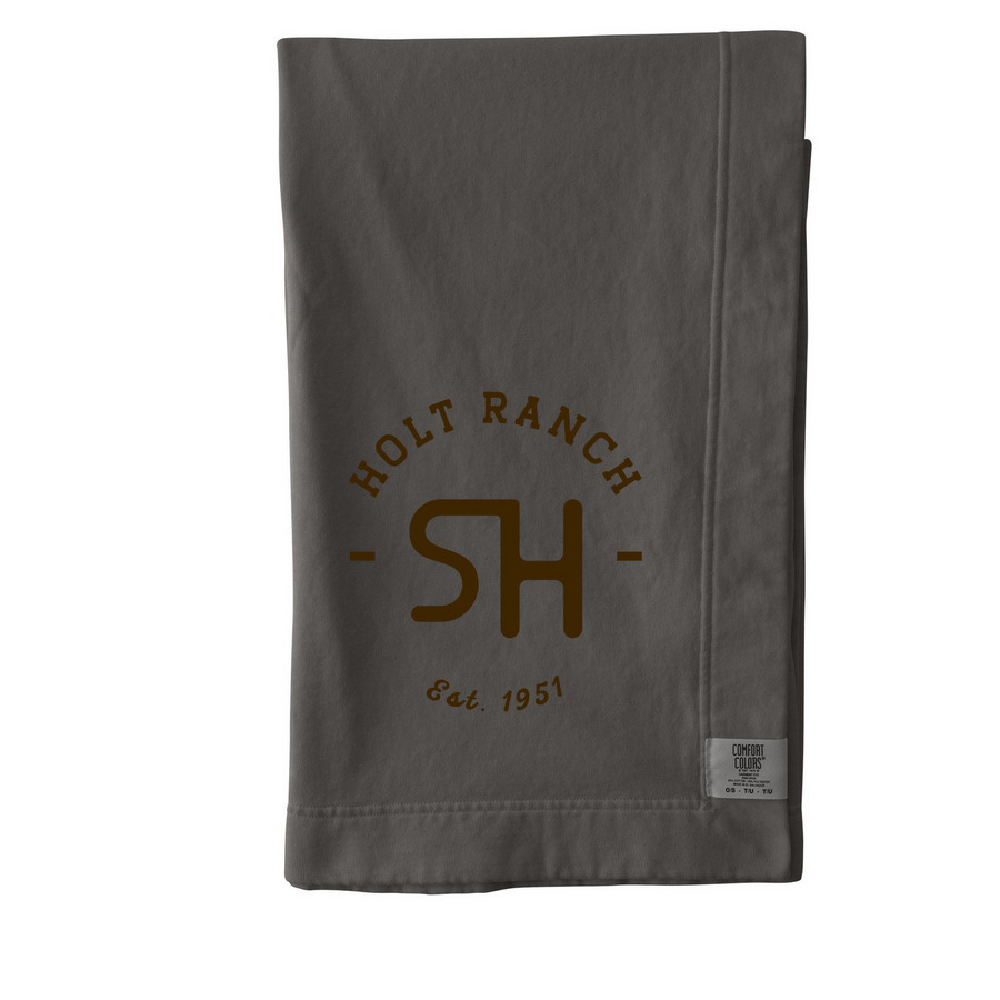 Comfort Color Blanket, a Pepper Comfort Colors Blanket