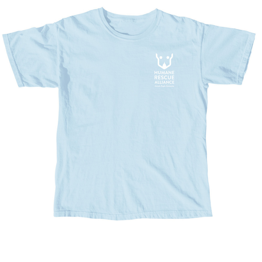 DC's Finest Cat, benefiting HRA, a Chambray Comfort Colors Unisex Tee