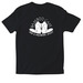 Way Back Classic 1980 Bamboo Cafe (white), a Black Softstyle Cotton Tee