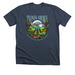 "Tyonek Grown" Clothing, a Heather Midnight Navy Premium Unisex Tee