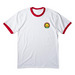 AES Defend Africa, a White/ Red Cotton Ringer Tee