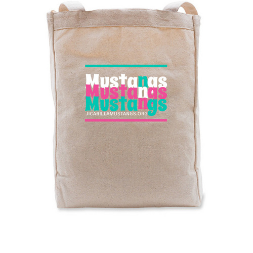 &nbsp;Mustangs x3&nbsp; Tote, a Natural Recycled Cotton Tote Bag