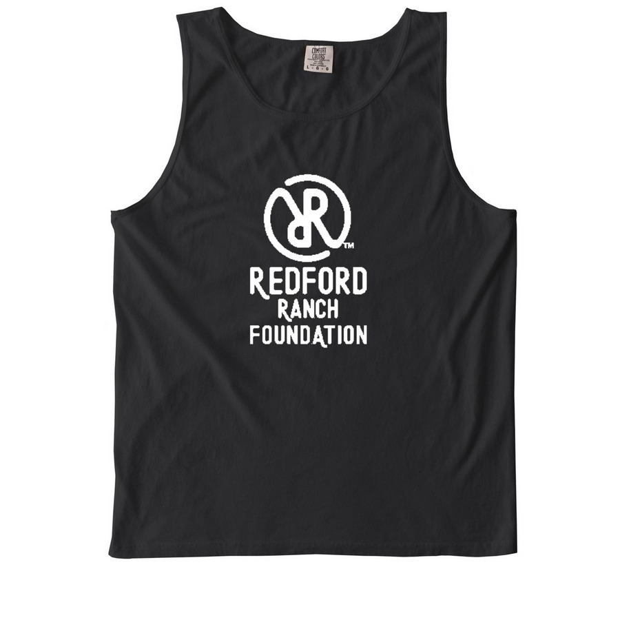 Redford Ranch Foundation Merch, a Black Comfort Colors Tank Top