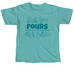 Fours (Adult), a Seafoam Comfort Colors Unisex Tee