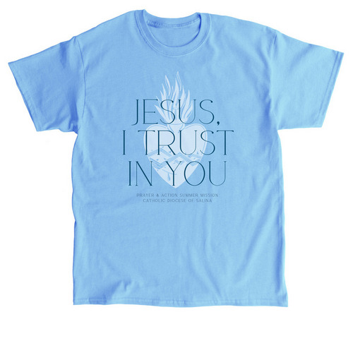 Jesus, I trust in You, a Carolina Blue Classic Unisex Tee