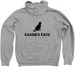 Cassie's Cats Logo Hoodie, a Athletic Heather Zip Up Hoodie (back-view)