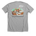 Virginia Living's Tee?Duke, a Athletic Heather Premium Unisex Tee (back-view)