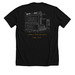 MD Stamps, a Solid Black Blend Premium Unisex Tee (back-view)