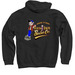 Fifth State Freddie 90s Vibe Hoodie, a Black Pullover Hoodie (back-view)