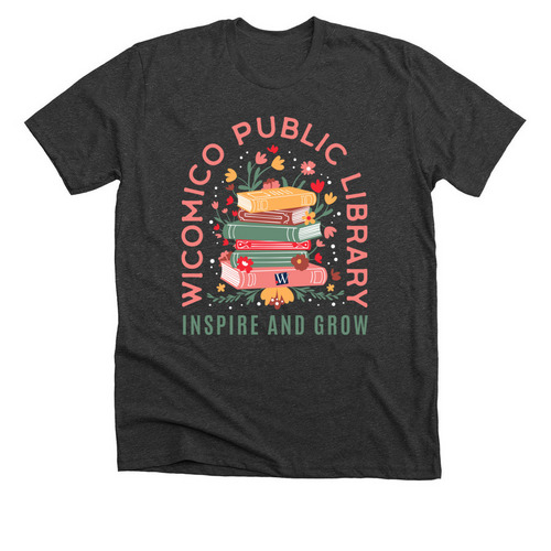 Inspire and Grow, a Dark Grey Heather Premium Unisex Tee