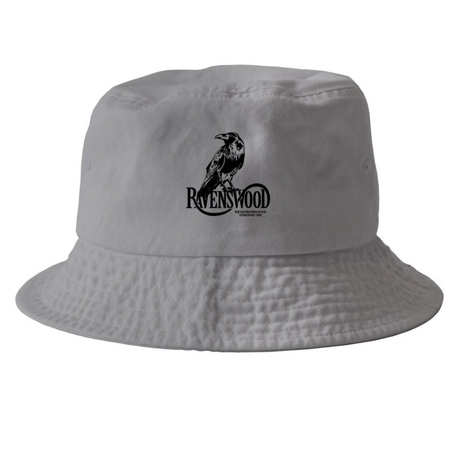 Ravenswood Hats, a Grey Printed Bucket Hat