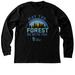May The Forest Be With You Apparel, a Black Heather Premium Long Sleeve Tee