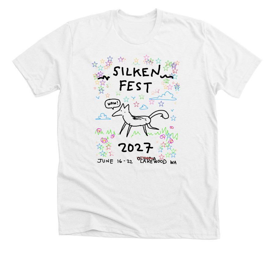 SilkenFest 2027 Gag Shirts, a Solid White Blend Premium Unisex Tee