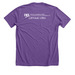 We the People Defend Democracy, a Heather Team Purple Premium Unisex Tee (back-view)