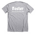 Foster T-shirts, a Athletic Heather Premium Unisex Tee (back-view)