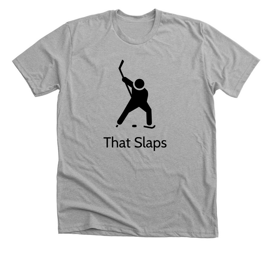 Slapshot 12B, a Athletic Heather Premium Unisex Tee