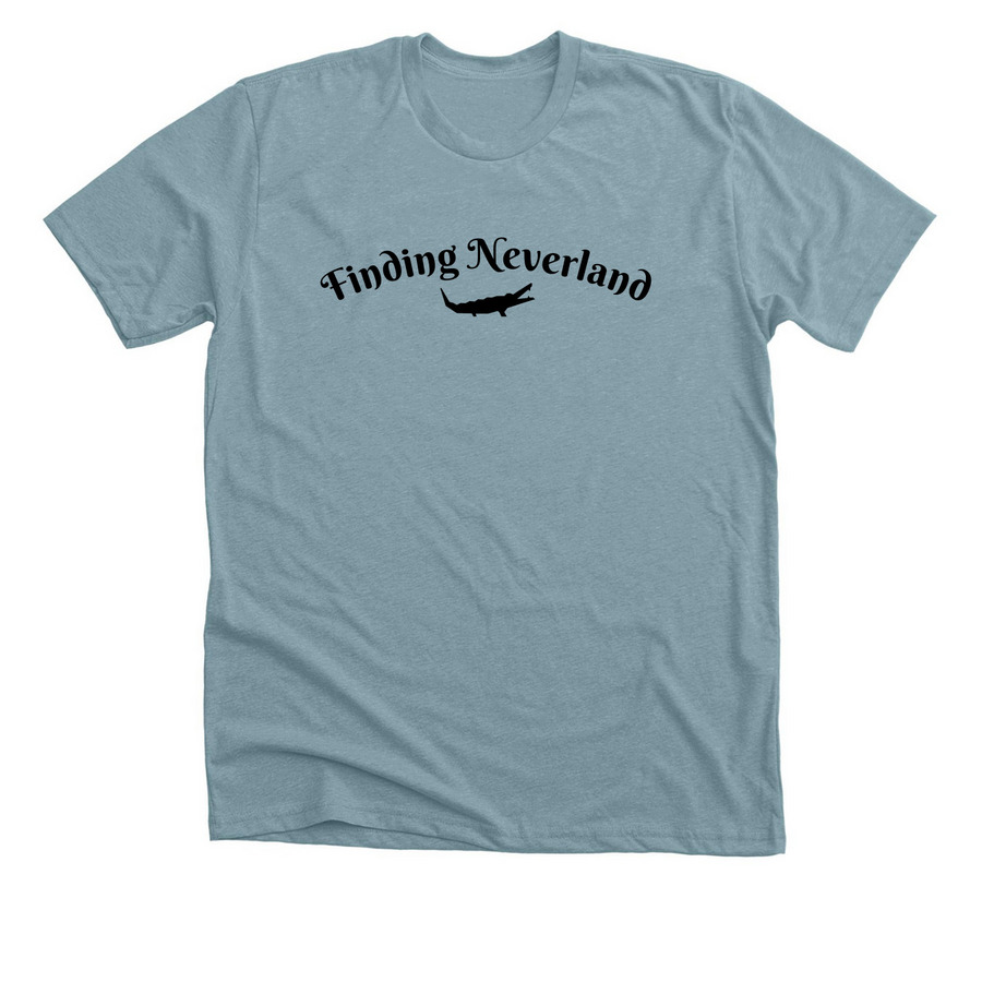 Neverland Hook, a Heather Blue Lagoon Premium Unisex Tee